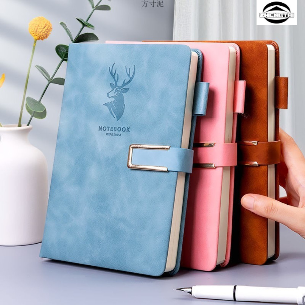 สมุดโน๊ตริมลวด A5 ปกใสขุ่น ลายตาราง มีเส้น ไม่มีเส้น จุดไข่ปลา กระดาษสีถนอมสายตา สมุดสันห่วงสไตล์เกาหลี