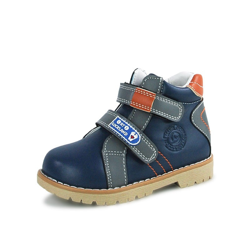 รองเท้าเด็กเด็กชายรองเท้าหนังกระดูก demi season ข้อเท้ายาง footwear