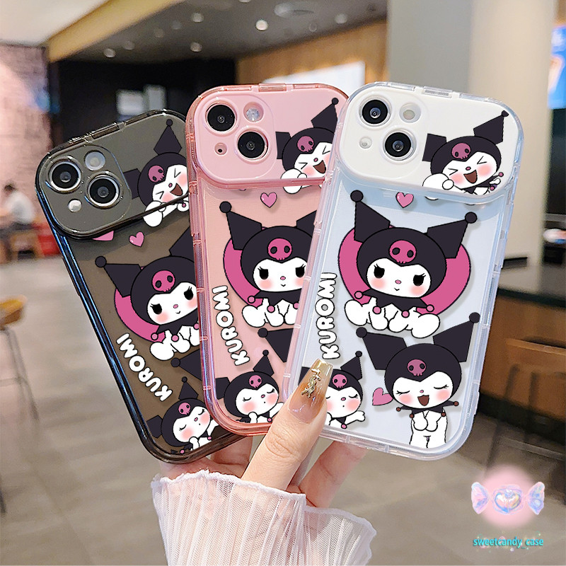 🎀จัดส่งในพื้นที่🎀 เคสกระจกแต่งหน้า ตัวการ์ตูน แมวน่ารัก น่ารักสวยงาม สําหรับIPhone16 15 14 13 7 8plus Pro Promax XR XS