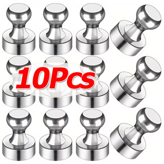2-10 ชิ้น หมุดแม่เหล็กโลหะ / ไวท์บอร์ดแม่เหล็กที่แข็งแกร่งตู…