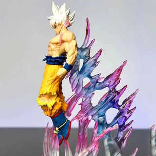 💥จัดส่งจากประเทศไทย💥25 ซม.DRAGON BALL Son Goku คอสเพลย์ Ultra Instinct Key of Egoism Saiyan Action Figure รุ่น Q ตุ๊กตาของขวัญเด็กตกแต่งรถเครื่องประดับของเล่นคอลเลกชันตกแต่งบ้านประติมากรรม