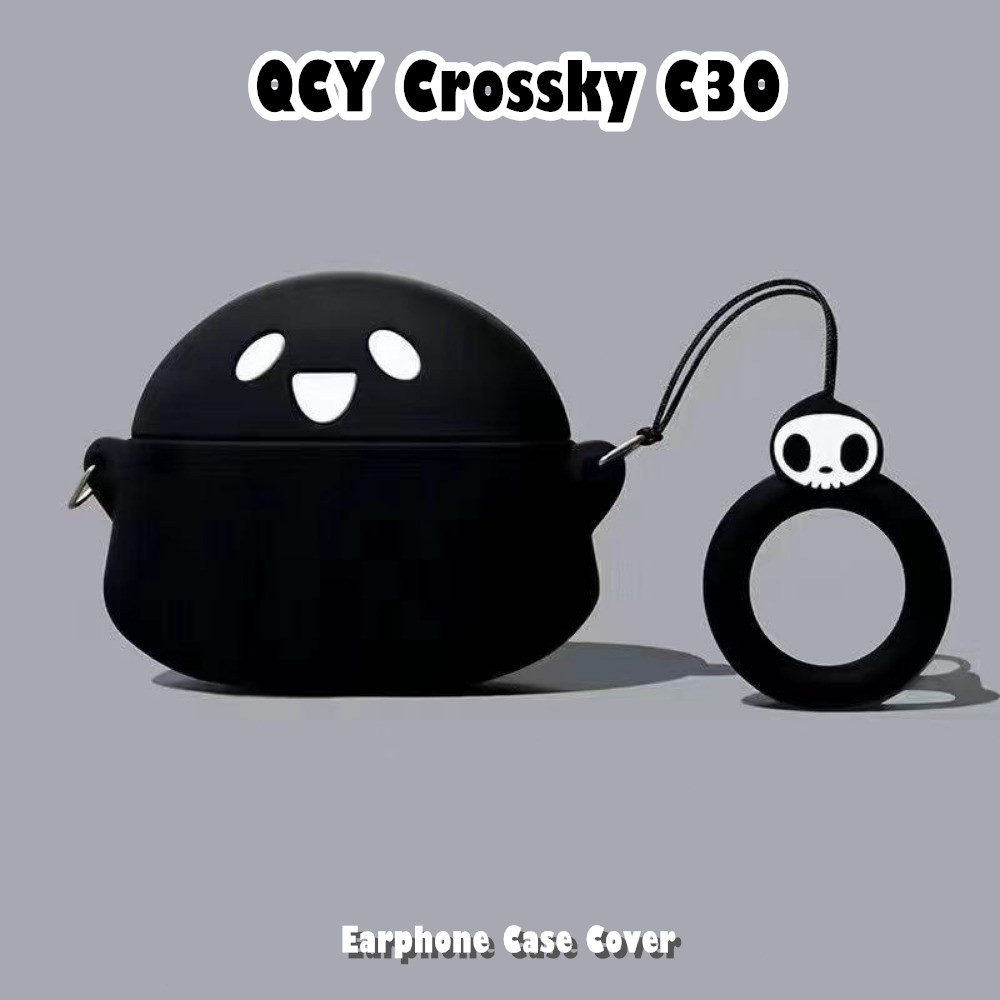 จัดหาโดยตรงสําหรับ QCY Crossky C30/C30S เคสซิลิโคนอ่อนนุ่มการ์ตูนสร้างสรรค์หูฟังกรณีฝาครอบ