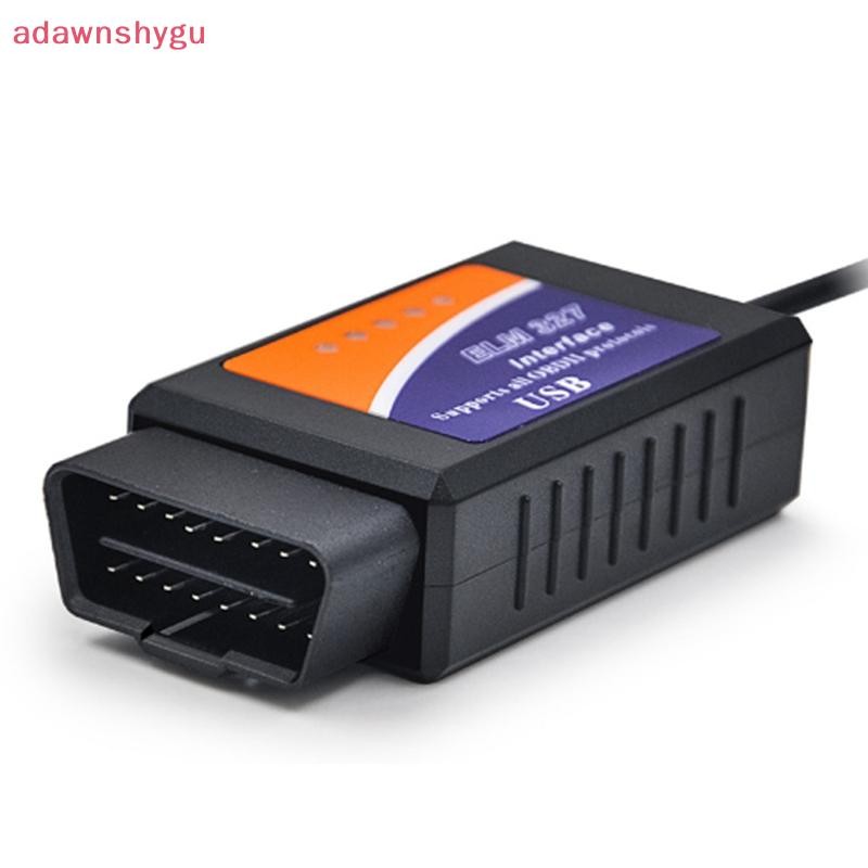 Adagu Elm327 อินเทอร์เฟซ USB OBD2 เครื่องสแกนเนอร์ V1.5 Elm327 USB Super Scanner TH