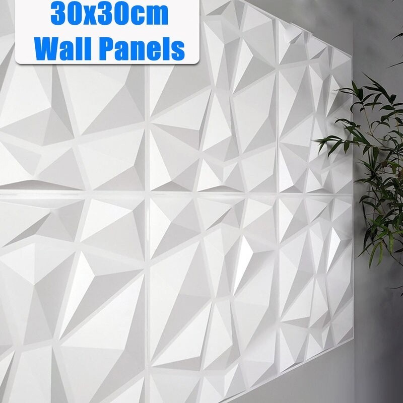 3D วอลเปเปอร์ติดผนัง แผ่นผนัง PVC หนาแน่นสูง กันน้ำ กันชื้น มีกาวในตัว ติดเองได้ ตกแต่งบ้าน คอนโด สำนักงาน