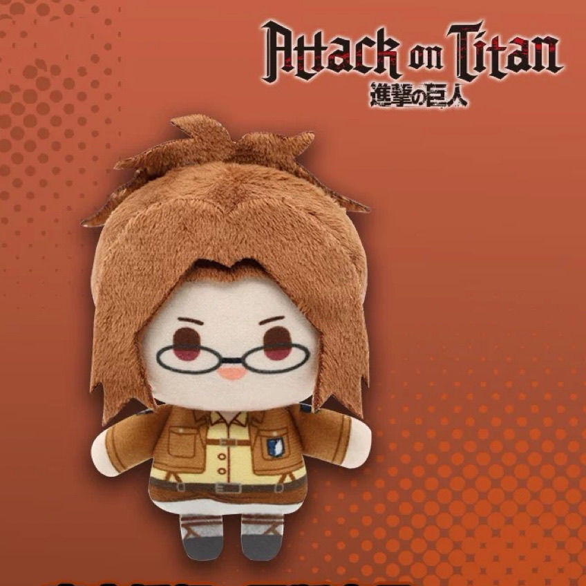 ของแท้อย่างเป็นทางการโจมตีบนTitan Levi Mikasaอะนิเมะตุ๊กตาHanji Allenตุ๊กตาตุ๊กตาจี้ตุ๊กตา
