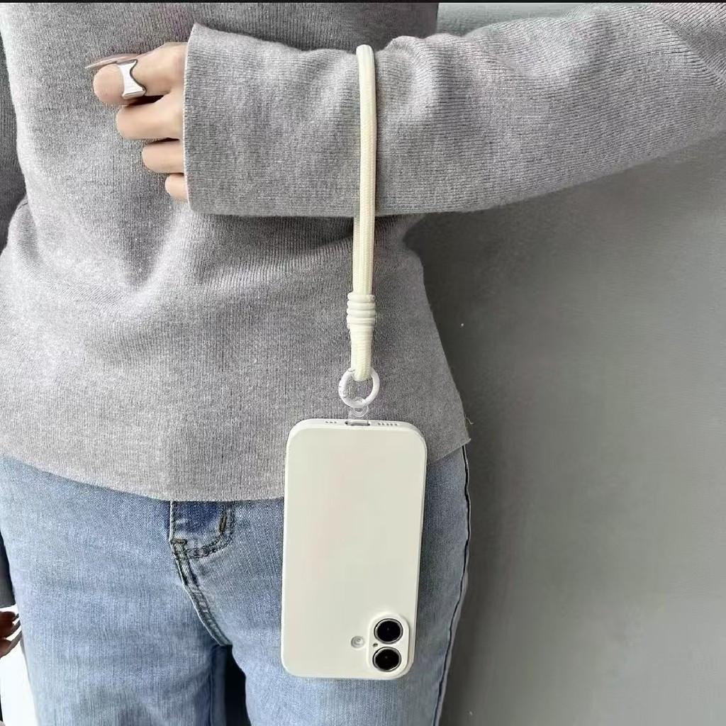 Samsung Galaxy A03S A03 Core A04 A04E A05 A05S A06 A07 A17 A16 A15 A14 A13 A12 A11 A10 A10S ใหม่ Anti Fouling ซิลิโคนนุ่มเคสโทรศัพท์ + สายรัดข้อมือโทรศัพท์เชือก + สายรัดข้อมือ - รูปที่ 2