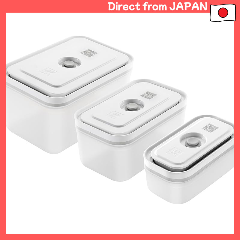 Zwilling J.A. Henckels ZWILLING "Fresh & Save Vacuum Plastic Container 3-Piece Set" Airtight Storage