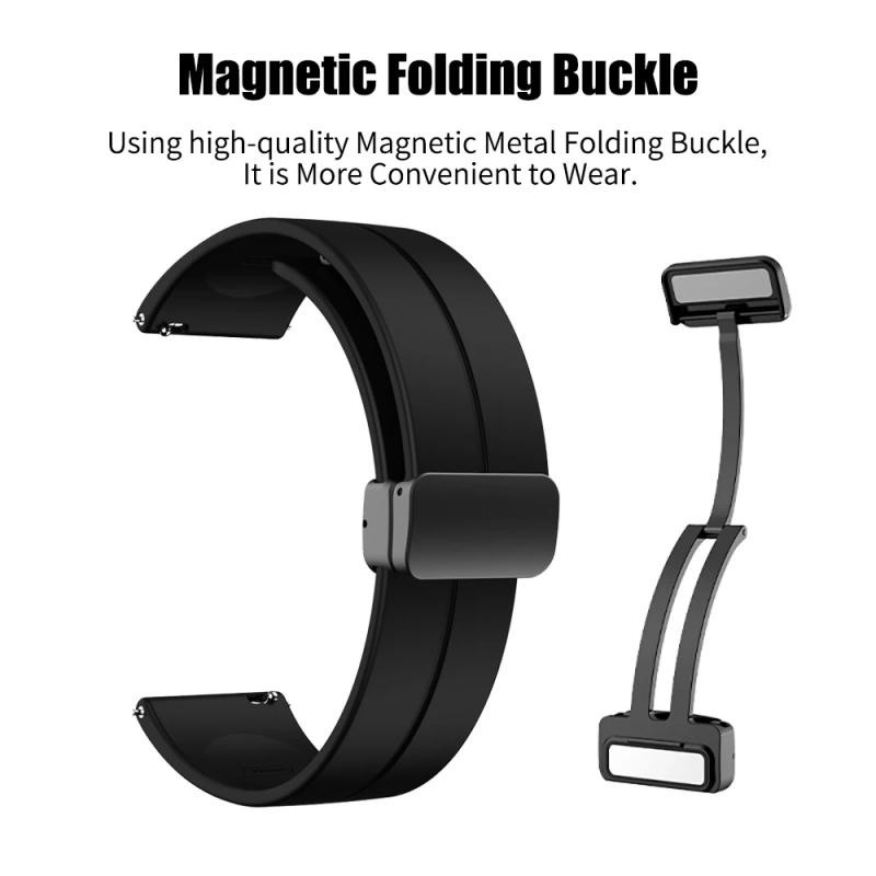 สายซิลิโคนสําหรับ Redmi Watch 5 Active Magnetic Buckle Watch Band Redmi Watch5 Lite