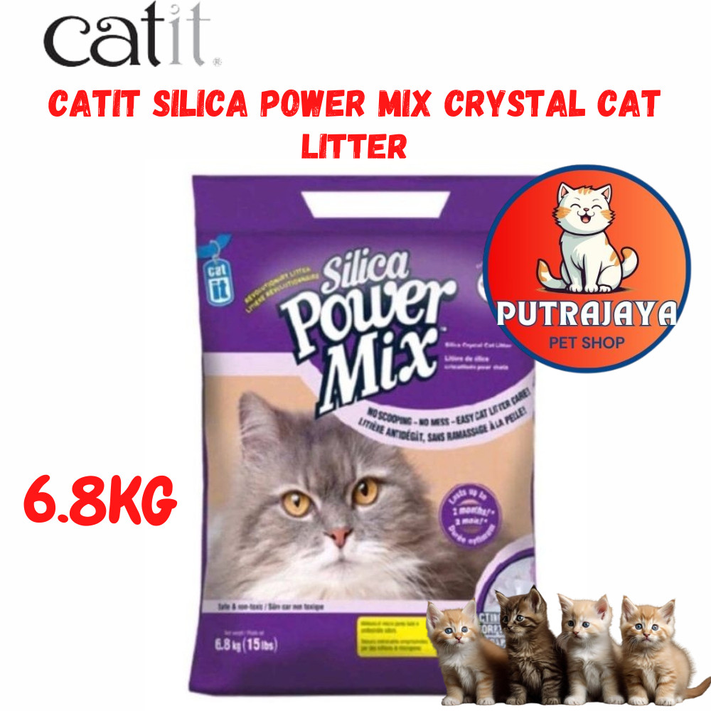 Catit Silica Power Mix ทรายแมวคริสตัล 6.8กก