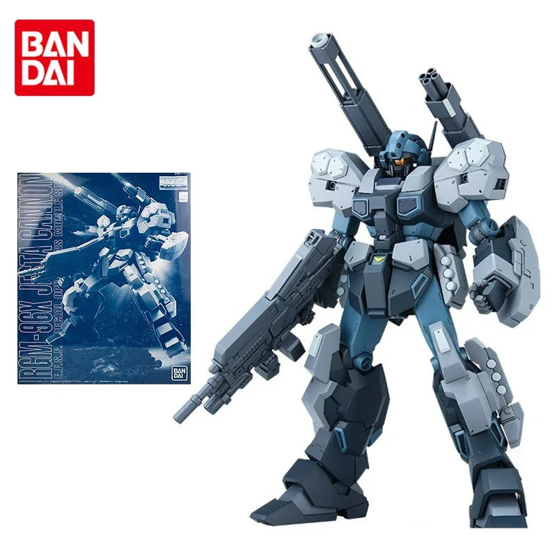 Bandai Gundam Model Kit อะนิเมะ PB Limited MG 1/100 RGM-96X Jesta CANNON ของแท้ Gunpla Action ของเล่