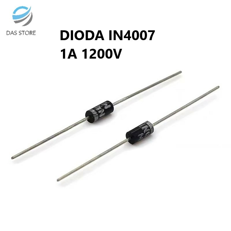 DIODE IN4007 1N 4007 1A 1200V DIODE 1N4007 1 แอมป์ 1200 โวลต์ DIODE 1PCS