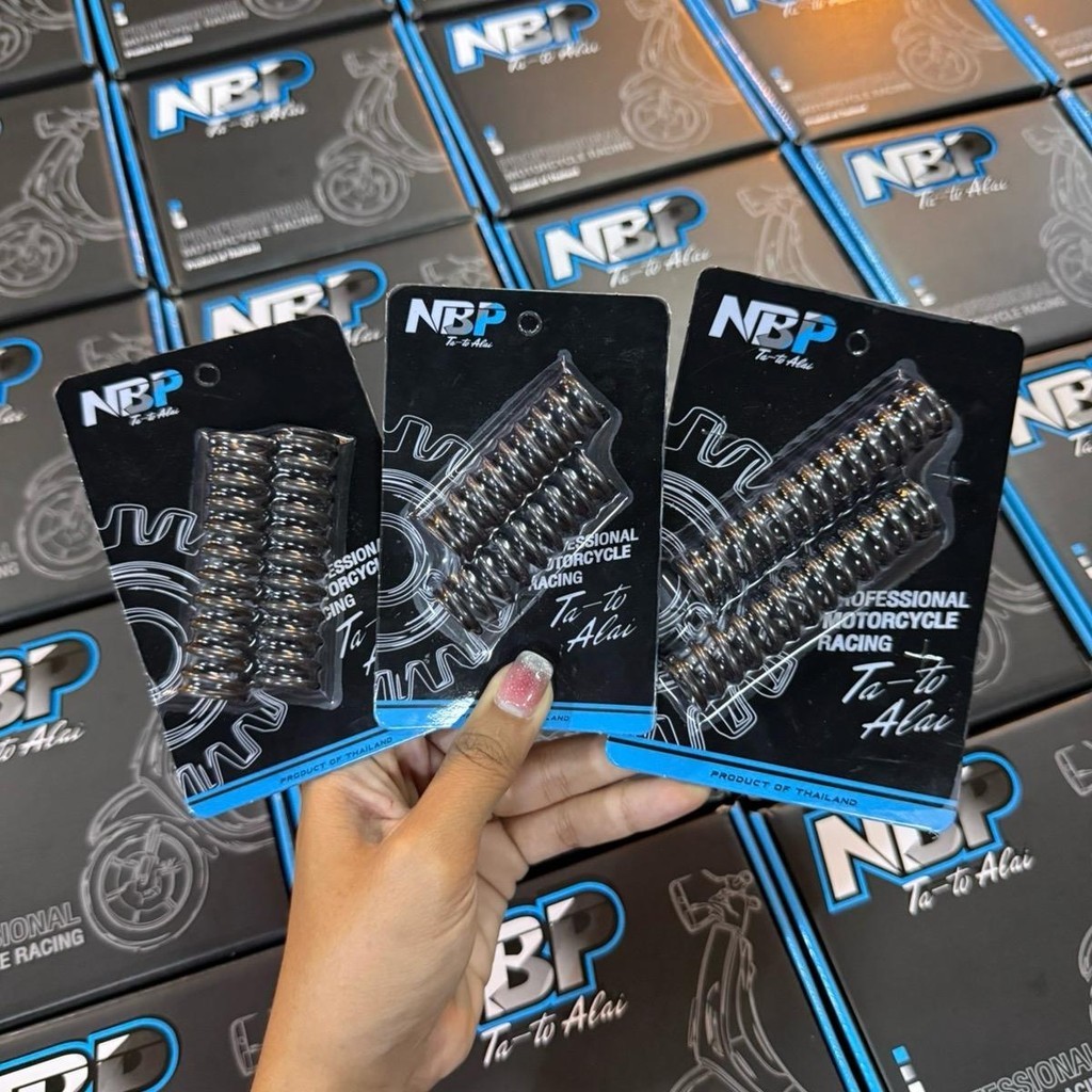 สปริงโหลดโช๊คหน้า ใส่ WAVE ได้ทุกรุ่น ขนาดโหลด1/1.5/2 นิ้ว อะไหล่แต่ง1ชุด[2ตัว] งาน NBP มีประกัน แถมสติกเกอร์ทุกออเดอร์ - รูปที่ 2