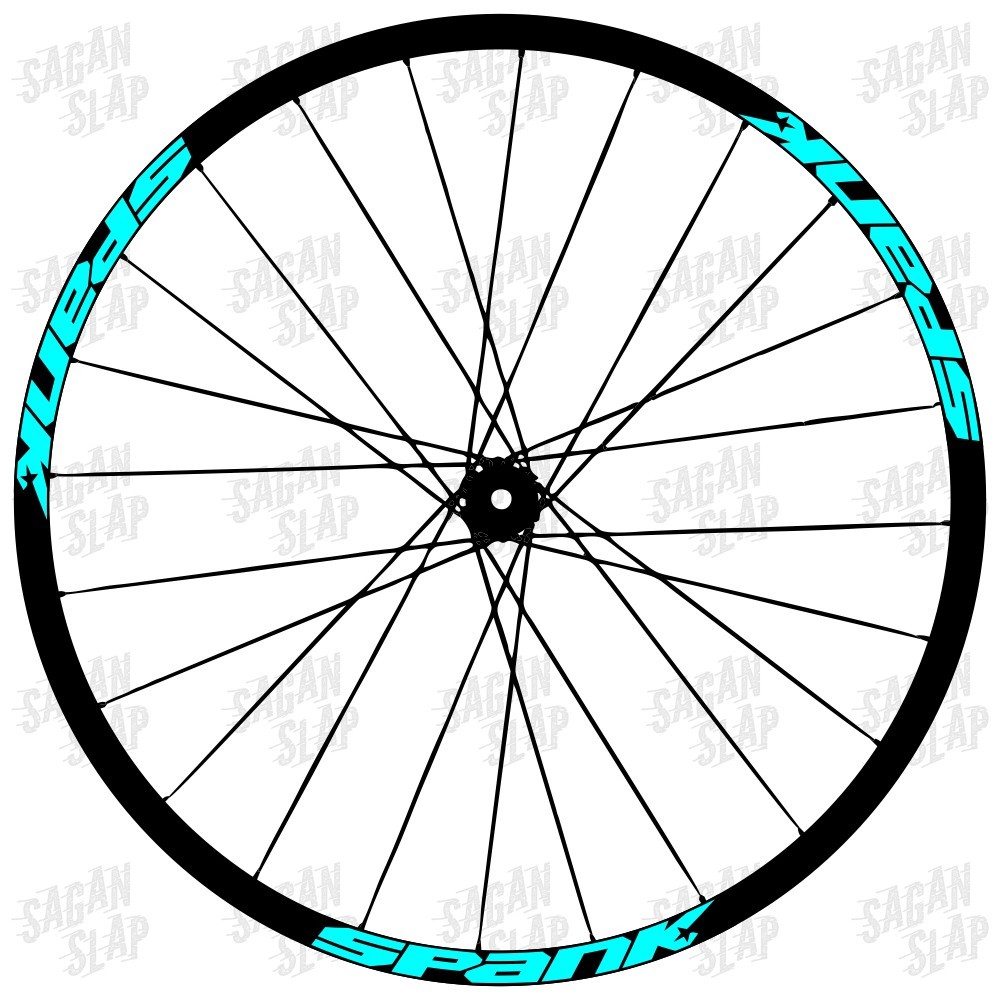 สติ๊กเกอร์ SPANK SPIKE RACE 33 สติ๊กเกอร์กว้าง 2 ซม.Decal Rim Mtb Downhill Roadbike 26 27.5 29 700c