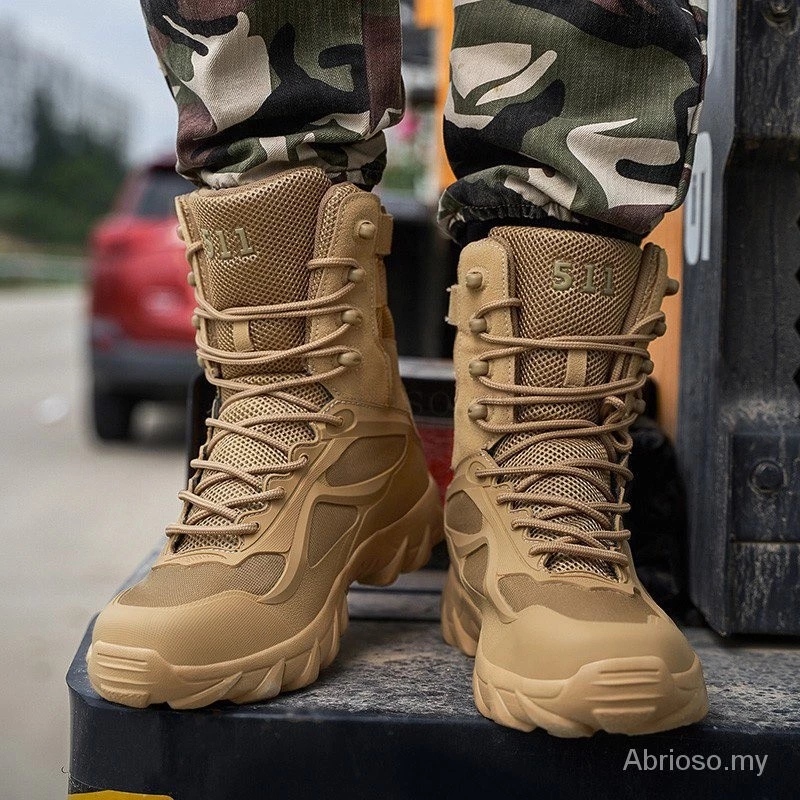 รองเท้ายุทธวิธี 511 กันน้ำ รองเท้าเดินป่า รองเท้าทหาร SWAT size 39-48 thumbnail 9
