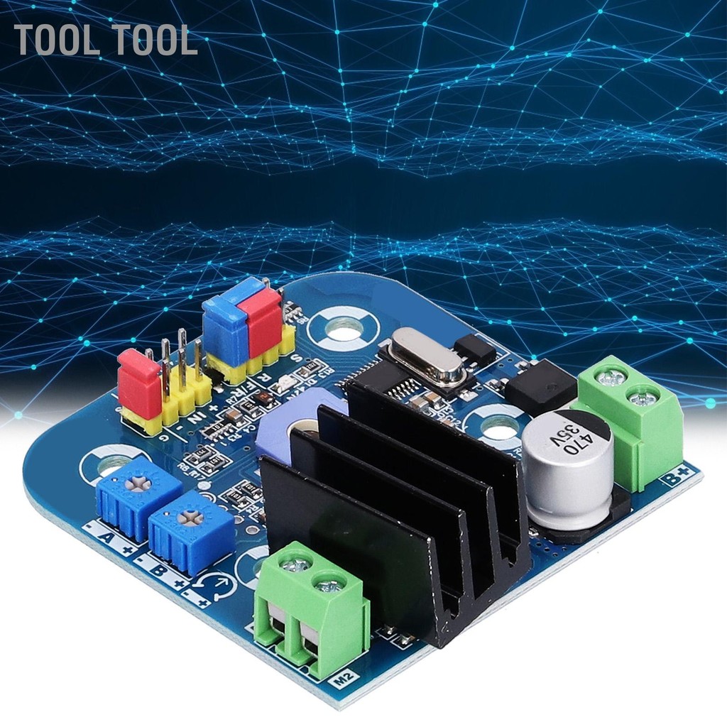 Tool บอร์ดควบคุมเซอร์โว โมดูลตัวควบคุมกำลังสูง ตัวขับมอเตอร์แรงบิดขนาดใหญ่ 12V‑24V
