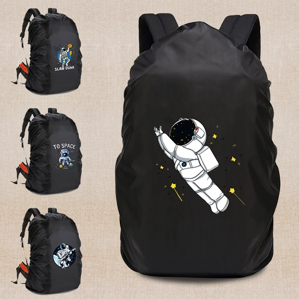 ผ้าคลุมกระเป๋าเป้สะพายหลังกันน้ำ ฝาครอบกันฝน 20-70 L ปกป้องอาหารกันน้ำ