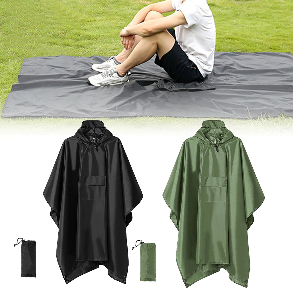 เสื้อกันฝน พี อองโช สำหรับเดินป่าตั้งแคมป์