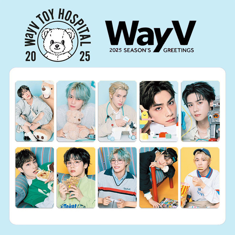 Kpop WAYV 2025 SEASONS GREEN BEND ปฏิทินการ์ดโปสการ์ดคอลเลกชัน