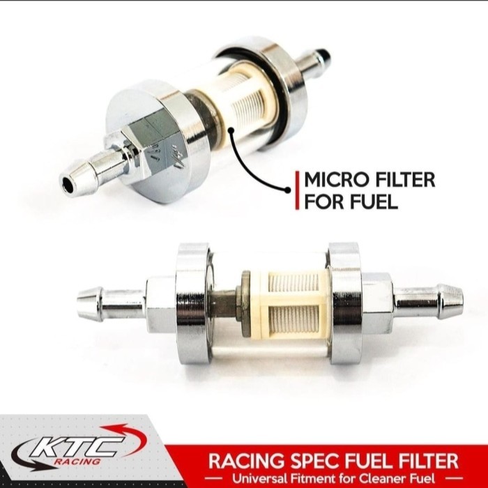 Ktc RACING GACOLINE FILTER / KTC RACING UNIVERSAL GACOLINE FILTER ต้นฉบับ KTC MOTORCYCLE