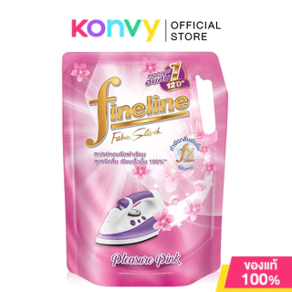 Fineline Fabric Smooth Starch Refill 1400ml ไฟน์ไลน์ น้ำยารีดผ้าเรียบ แบบถุง (Lively Green/Pleasure Pink)