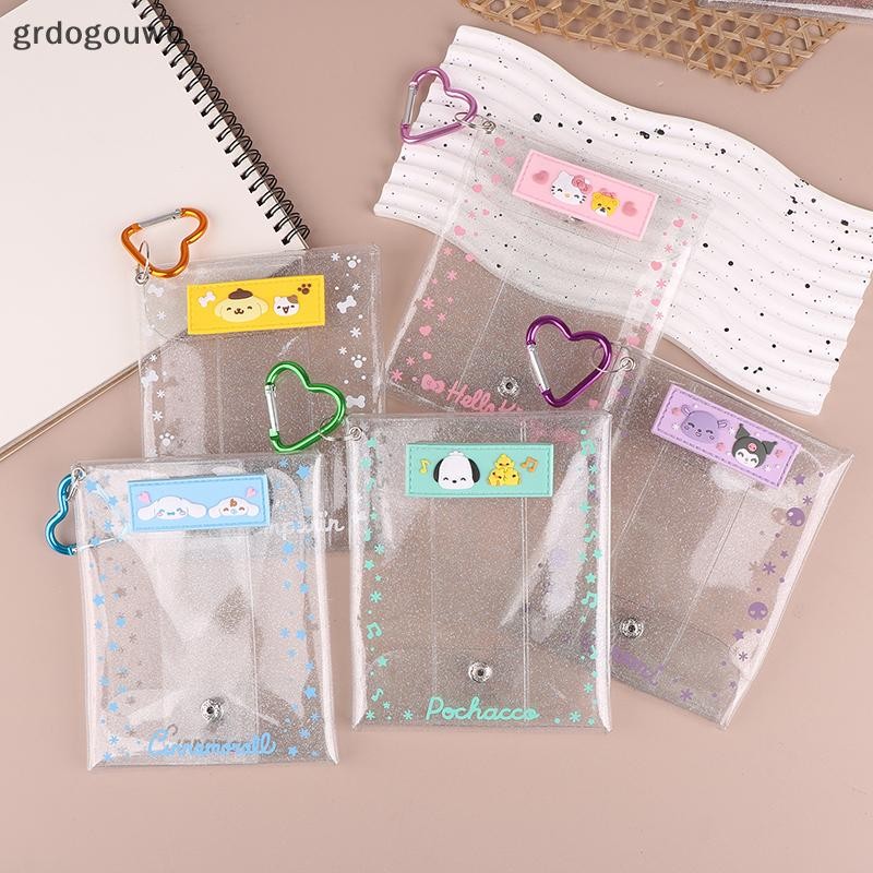 Grdog ญี่ปุ่น Sanrio PVC Pacha สุนัข Cinnamoroll My Melody จี้หมายเหตุ ID Photo ตุ๊กตากระเป๋า Key Chain th