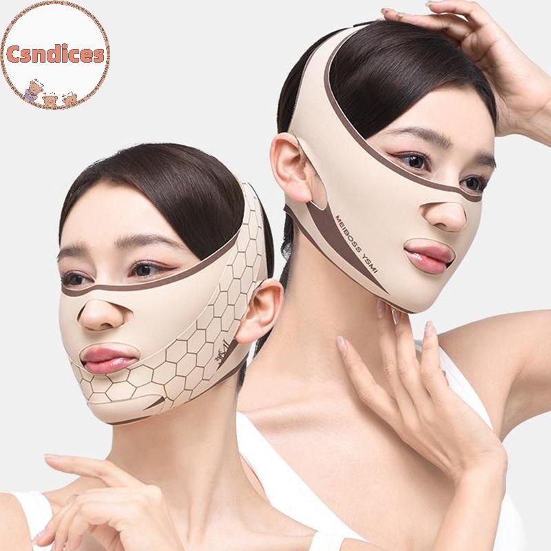 Csndices Chin Cheek Slimming V Shape V Line Lifg Mask Face Lifg Anti Wrinkle Strap Band Sleeping Mask Beauty Health TH