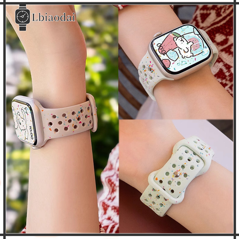 อ่อนนุ่มสายซิลิโคน for Apple Watch Ultra/SE 3 2 49mm 45mm 41 46mm 44mm 40mm 42mm 38mm IWatch Series 11 10 9 8 7 6 5 4