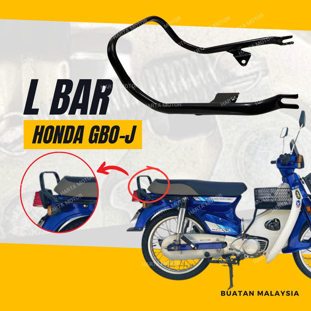 GBO-J L BAR - GBOJ GBO J FIRST MODEL HANDLE SEAT BAR SPOILER L-BAR REAR TEMPAT DUDUK BESI BELAKANG C