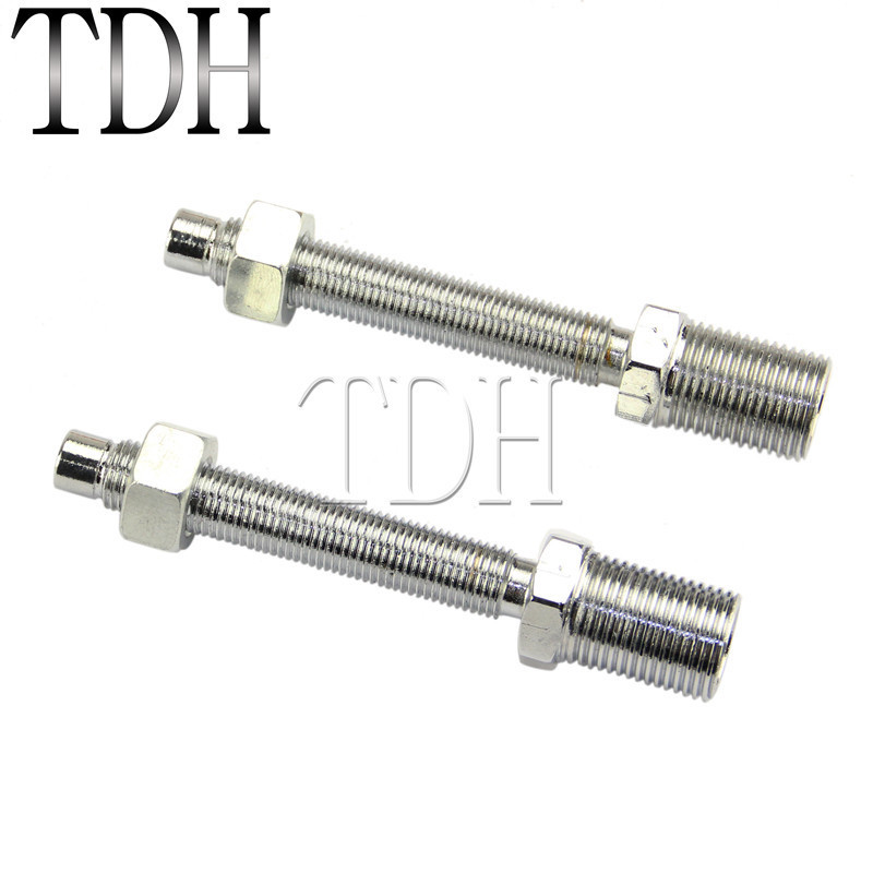 TH Chrome Motorcycle CNC Adjustable Suspension 1"- 2" Rear Slam Lowering Kit For Harley Softail Fatboy Deluxe Frame Bike