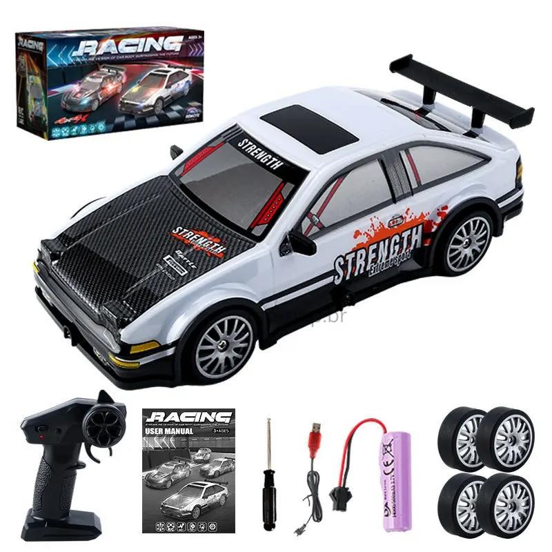 Ae86 รีโมทคอนโทรลรถแข่งรถของเล่นเด็ก 1:20 4WD 2.4G ความเร็วสูง GTR RC ไฟฟ้า Drift รถของเล่นเด็กของขวัญ
