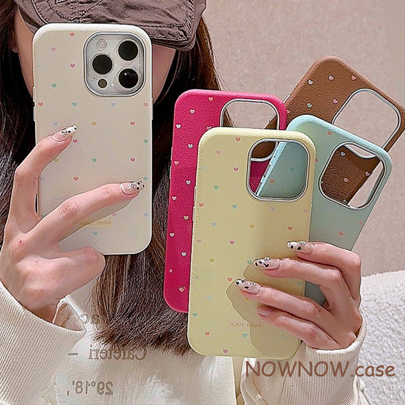Iphone 16 15 14 13 12 11 Pro Max X XR XS Max 7 8 Plus INS สีทึบที่มีสีสัน Love Girl เคสโทรศัพท์ปกอ่อน