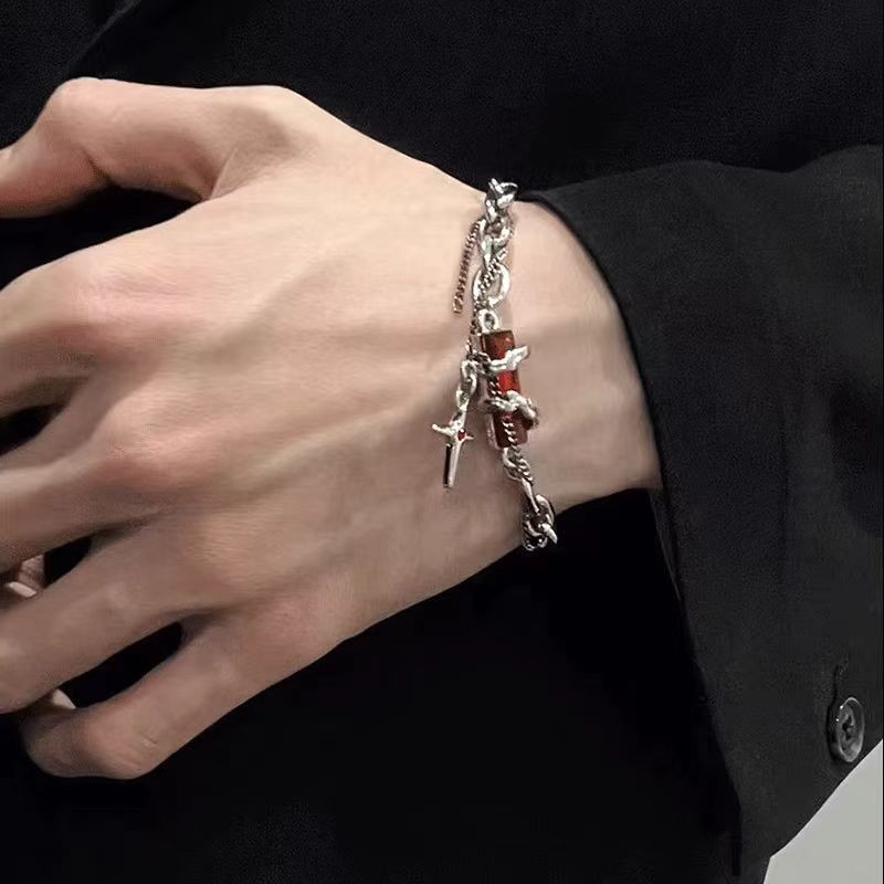 สุภาพสตรีเกาหลี ลูกบาศก์ ดาว สร้อยข้อมือคริสตัลโลหะผสมสร้อยข้อมือ