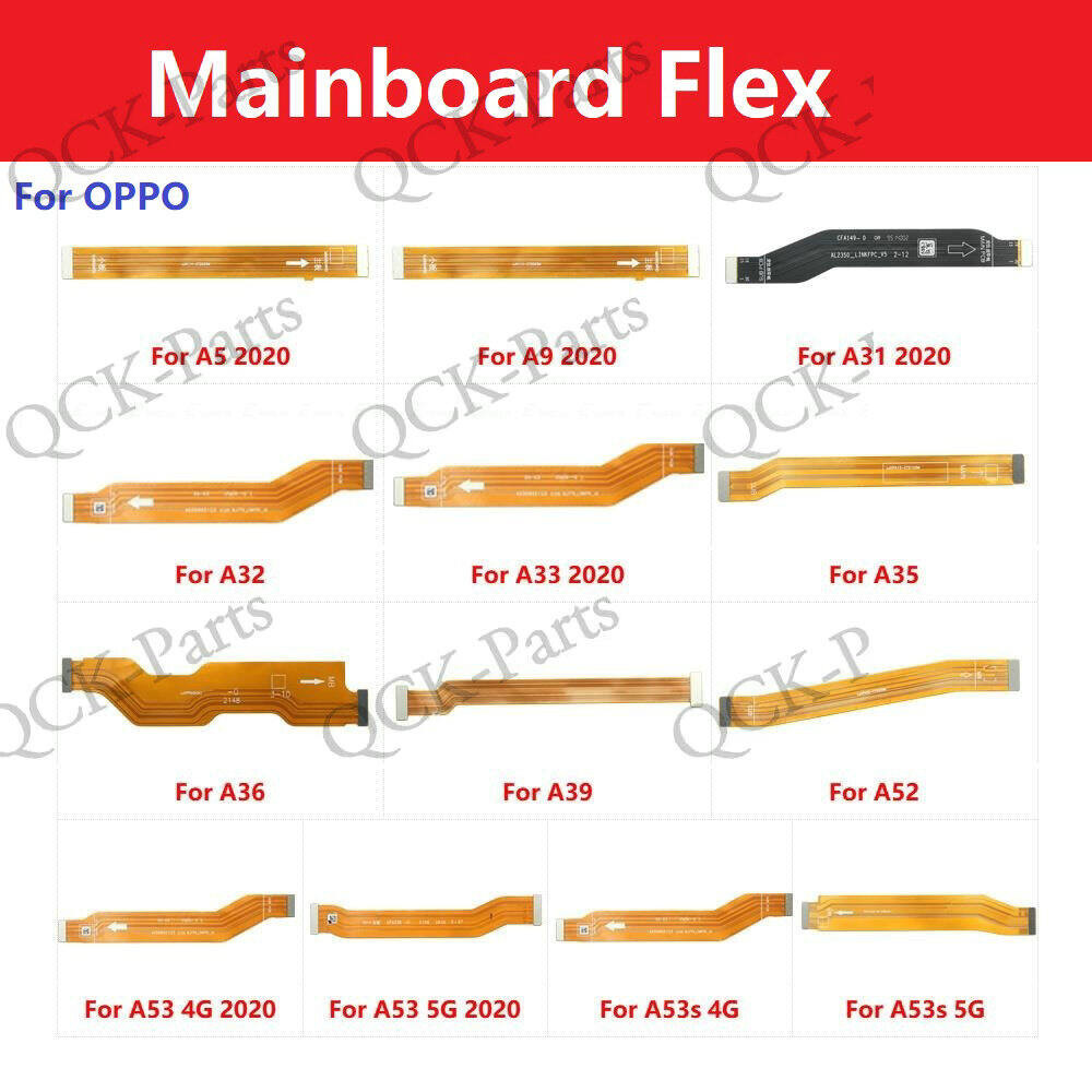 สําหรับoppo A5 A9 A31 A32 A33 A35 A36 A39 A52 A53 A53s 2020 4G 5Gหลักเมนบอร์ดLCD Connector Flexสายเม