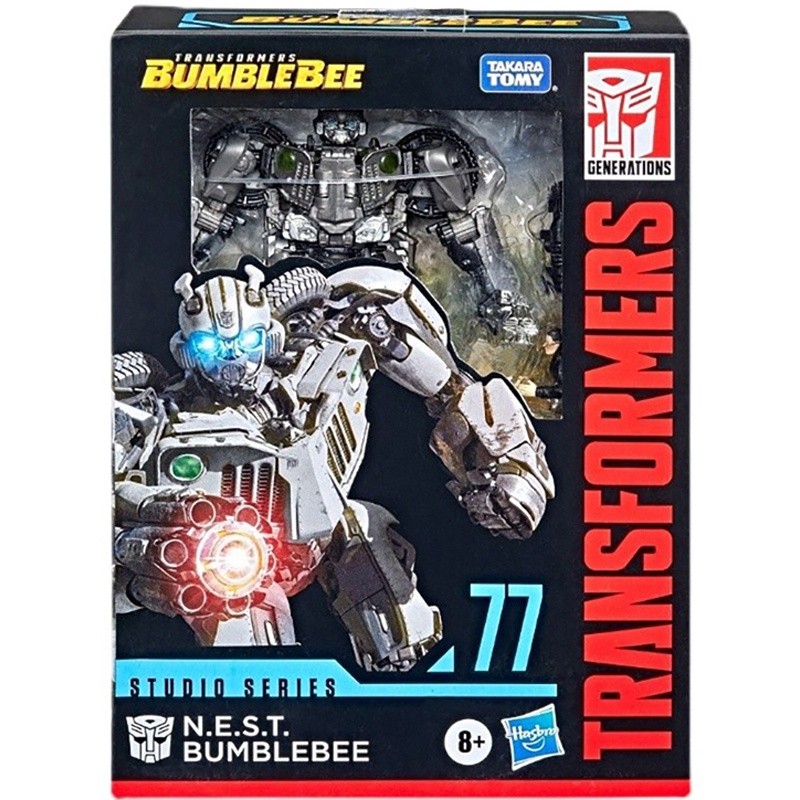 Hasbro Transformers Deluxe Class Studio Series SS77 N.E.S.T Bumblebee Anime Action Car Collectible T