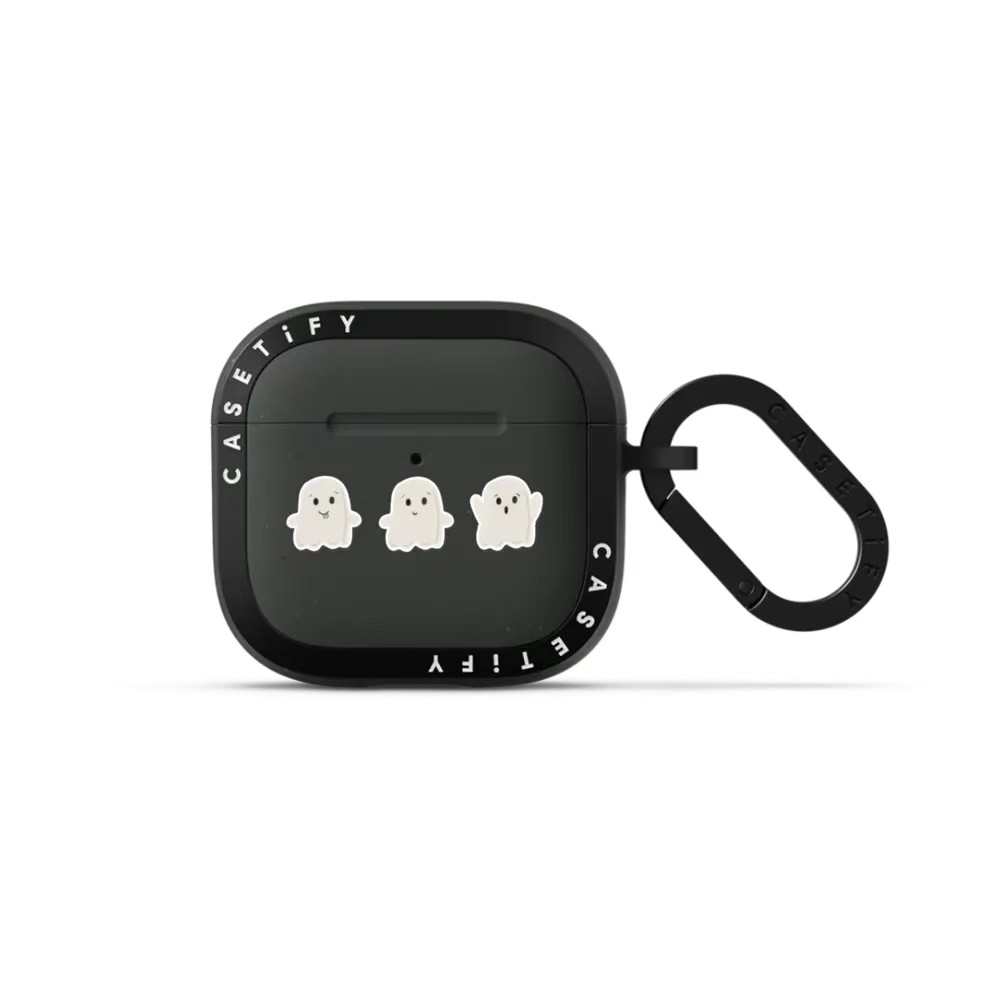 Case TiFY Diffirent Design Black Anti-drop กันกระแทกเต็มร่างกายป้องกันหูฟังสําหรับ Apple AirPods 4 หูฟังป้องกันกรณี