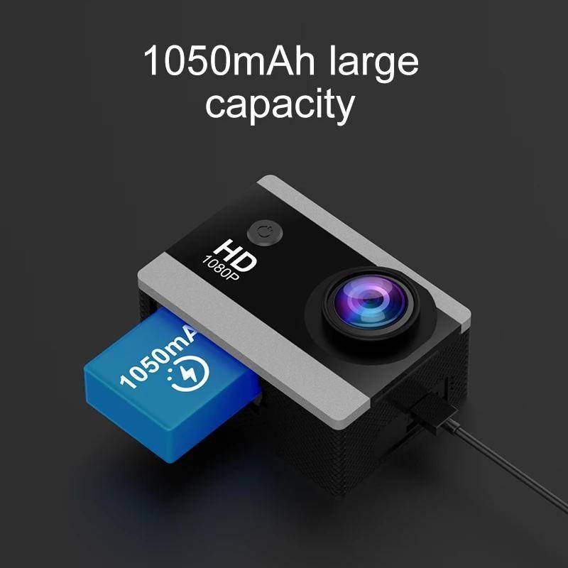 กล้องกีฬา HD 4K 30fps WiFi 2.0 นิ้วหน้าจอ lPS lP68 มุมกว้างใต้น้ํา 30m กล้องกันน้ําหมวกกันน็อคจักรยานกล้องวิดีโอกีฬากลางแจ้งกล้อง dv