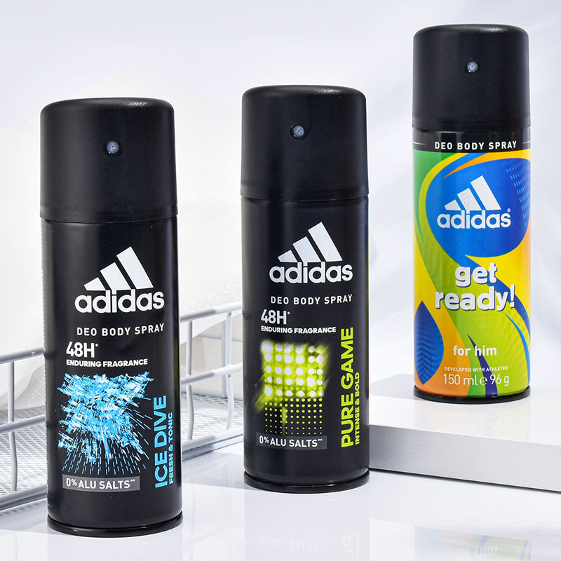 Adidas adidas adidas น้ําหอมผู้ชาย Antiperspirant Mist Roll-On น้ําหอมระงับกลิ่นกาย Fresh Freezing D