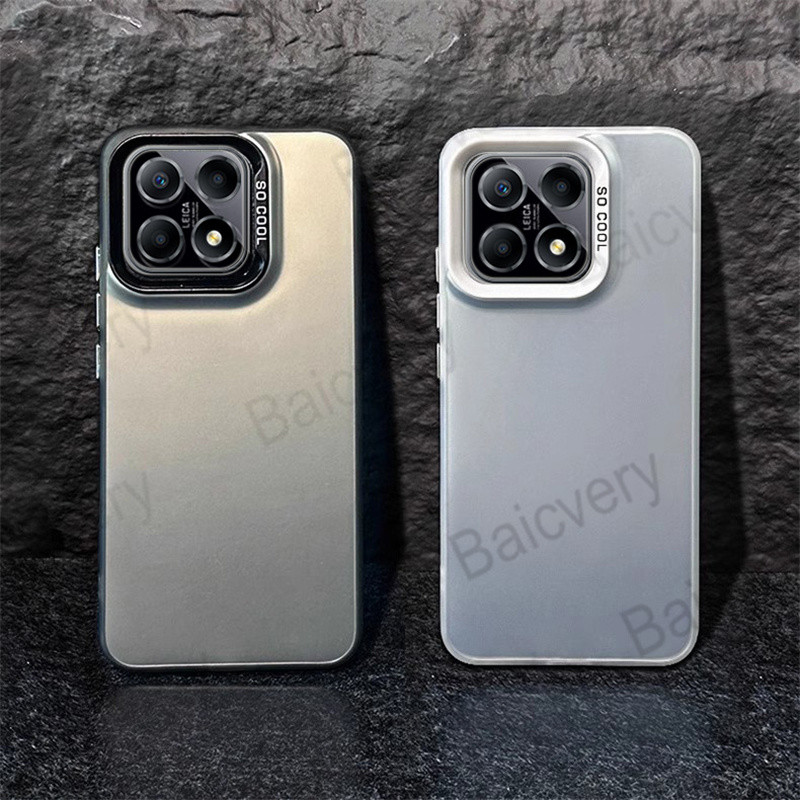 แฟชั่นสําหรับ Honor X6B X8B X6 X6S X8 5G X8 4G Hard Anti-Fingerprint ฝาครอบ IMD