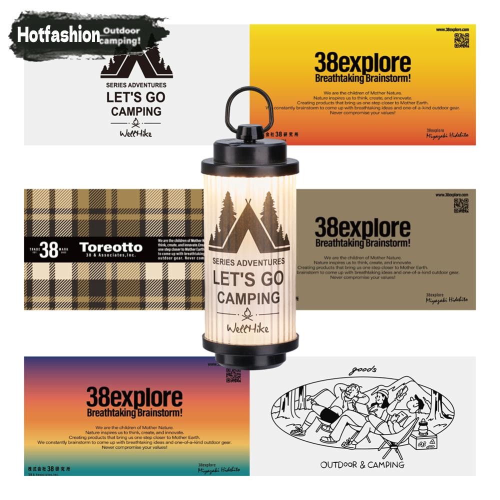 ไฟ นํา ตั้งแคมป์กลางแจ้ง ยูเอสบี ชาร์จ 4500มะห์ โคมไฟเต็นท์สําหรับเดินป่า (สีดํา)