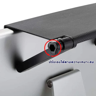 ชั้นวางหลังทีวี ชั้นวางของบนจอทีวี จอคอม ติดผนัง ไม่ต้องติดกาว