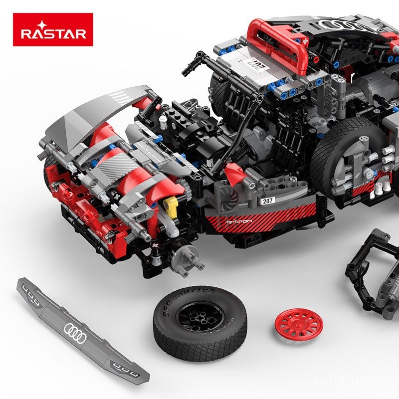 [สินค้าใหม่ขายร้อน] Rastar Star Audi 92700 Racing Puzzle ประกอบโมเดลของเล่นจำลองของขวัญตกแต่ง