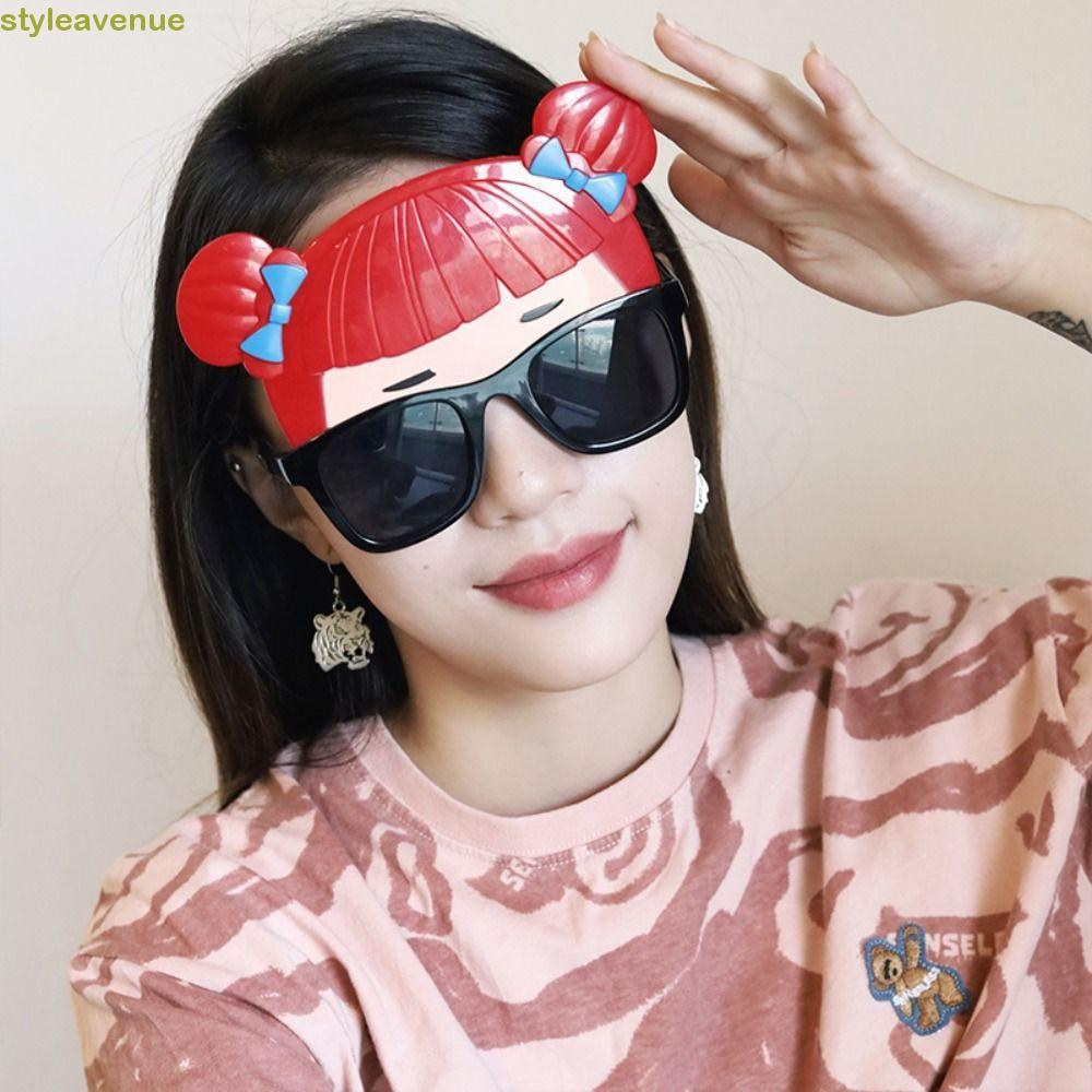 สไตล์เอเลี่ยน แว่นตาอุปกรณ์ถ่ายภาพ,แว่นตามินนี่การ์ตูนแว่นกันแดดแว่นตาตลก,หน้ากากการ์ตูนกลางแจ้งคู่พรรคซัพพลายคอสเพลย์แว่นตาของขวัญ