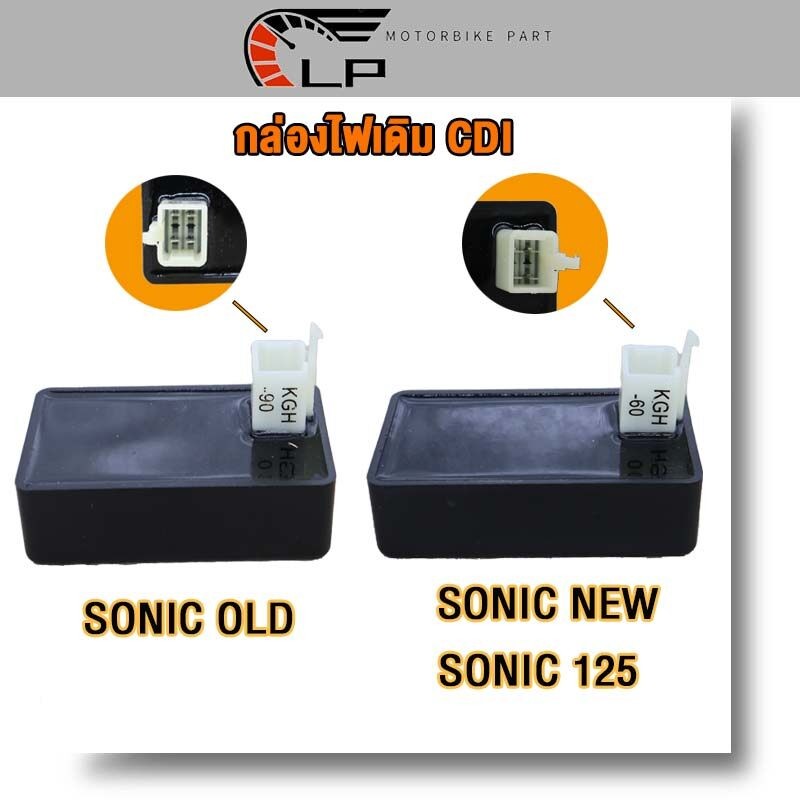 กล่องCDI เดิม sonic125/sonic new/old กล่องไฟ โซนิคใหม่ กล่อง โซนิคเก่า กล่องโซนิค125