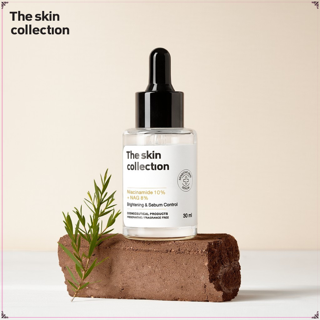 เซรั่มช่วยให้ผิวกระจ่างใส แก้ปัญหาผิวจากรอยดำ รอยแดง The Skin Collection Serum Niacinamide10% + NAG8% 30ml