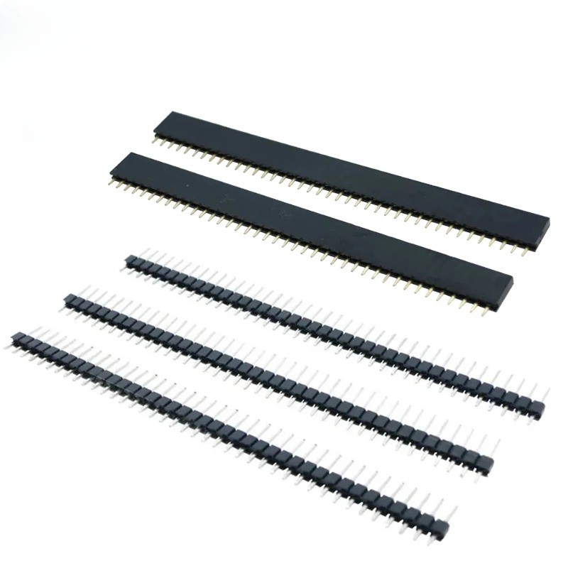 1x40 Pin เดี่ยวแถวตรงหญิง Pin Header 2.54 มม.PITCH Strip Connector ซ็อกเก็ต 140 40 P 40PIN สําหรับ P
