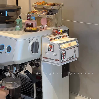 711 ร้านสะดวกซื้อตู้เย็นสติ๊กเกอร์แม่เหล็กตู้แช่แข็งซูเปอร์มาร์เก็ตรุ่น 3ง สามมิติส่องสว่างบ้านบรรยากาศตกแต่งเครื่องปร