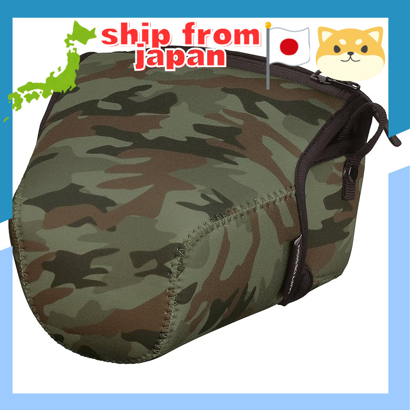 HAKUBA One-Hit Camera Case Luft Design Slim Fit Camera Jacket L-90 Camouflage DCS-03L90CM