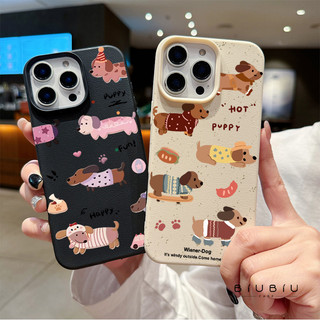 แอปเปิ้ลโทรศัพท์ ลูกสุนัขวิ่ง สำหรับ iPhone เคสไอโฟน 13 12 11 PRO MAX X XS MAX 16 15 14 XR 7/8PLUS จัดส่งจากประเทศไทย