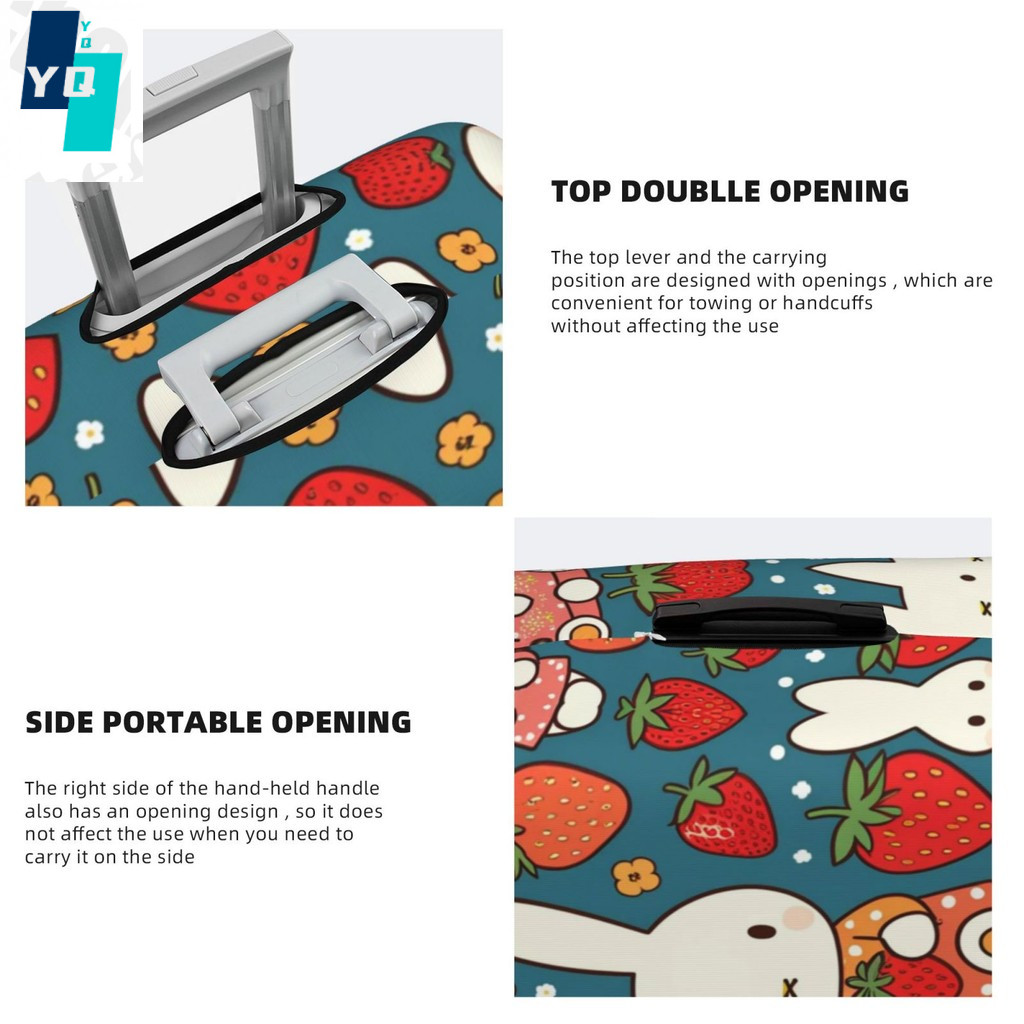 In Stock Cartoon MIFFY หนากระเป๋าเดินทาง 18/24/28/32 นิ้วยืดหยุ่นสูงกระเป๋าเดินทาง Spandex ฝาครอบป้องกัน MF100 - รูปที่ 6