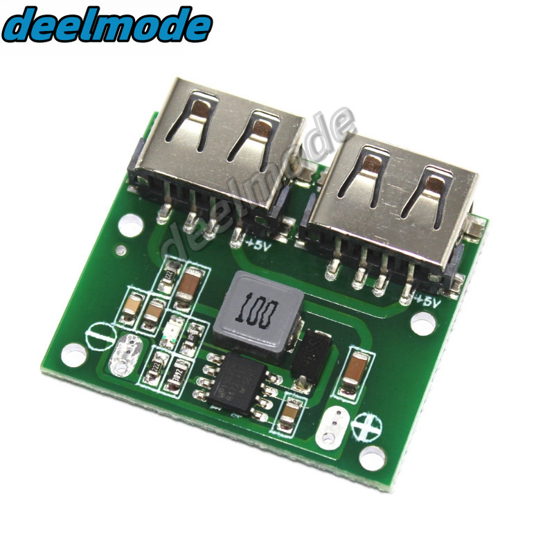 อะแดปเตอร์ โมดูลแปลงไฟ 9 V 12 V 24 V To 5 V Dc - Dc Step Down Dual Usb 3a